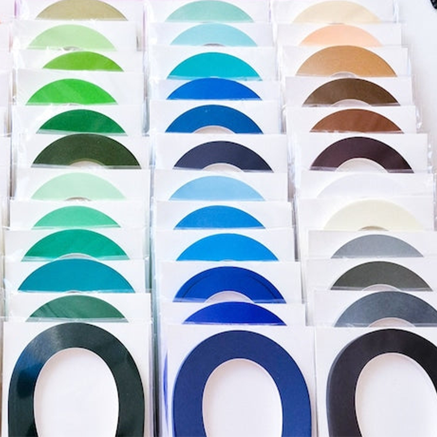 5 mm Quilling-Papierstreifen, 100 Stück, 390 mm Länge, 120 g/m², Papierfiligran