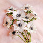 Papier Anemonen, realistische Krepppapierblumen, Herbst Hochzeitsdeko, Geschenk