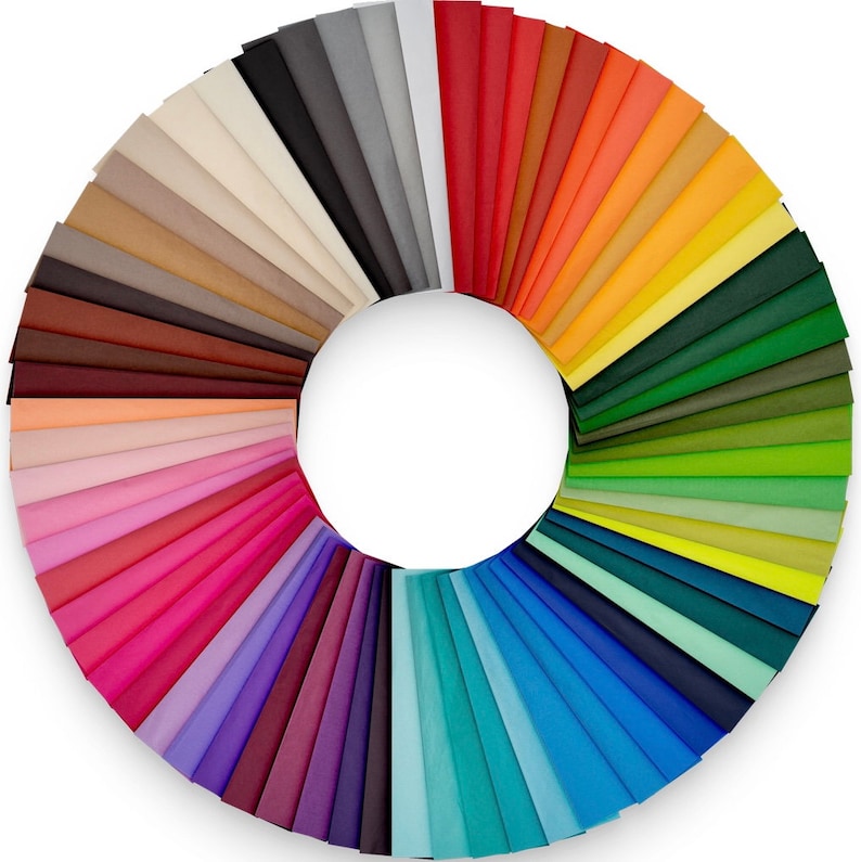 Farbiges Seidenpapier 76x50 cm – Farbe wählen