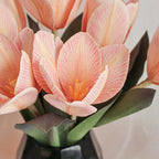 Krepppapier Tulpenstrauß Handgemacht, 30 cm, Kunstblumen Deko, Muttertagsgeschenk, Geburtstag, Jubiläum
