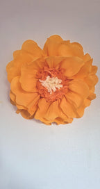 50 cm Papierblume Wanddekoration, künstliche Blume, Boho-Stil 70er, Fuchsia, Lachs, Orange, Hellrosa