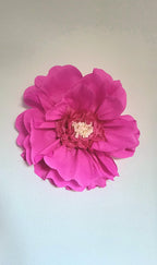 50 cm Papierblume Wanddekoration, künstliche Blume, Boho-Stil 70er, Fuchsia, Lachs, Orange, Hellrosa