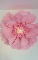 50 cm Papierblume Wanddekoration, künstliche Blume, Boho-Stil 70er, Fuchsia, Lachs, Orange, Hellrosa
