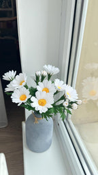 Mini Papier Gänseblümchen Krepppapierblume Handgefertigt 10 Zoll