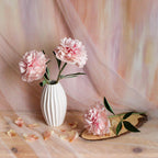 Krepppapier Pfingstrosen 30 cm, realistische Blumen für Hochzeitsdeko, 2-9 Stiele