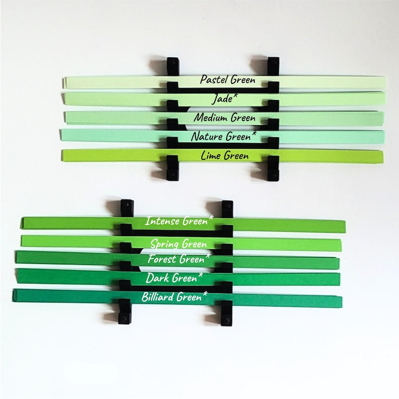 160gsm Quilling Papierstreifen Multicolor 3D Effekt für On-Edge Quilling Bastelset