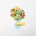 Blumen Quilling Kit, Papiermodell, DIY Bastelset, Florales Quilling Set, 8 Projekte