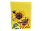 3D Pop-Up Geburtstagskarte Biene & Sonnenblume