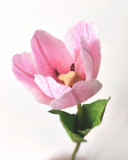 Handgefertigte Tulpen aus Krepppapier, Hochzeitsdekoration, Inneneinrichtung, Geschenk, 30-35cm