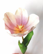 Handgefertigte Tulpen aus Krepppapier, Hochzeitsdekoration, Inneneinrichtung, Geschenk, 30-35cm