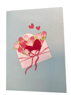3D Pop-Up Karte Tulpe Geburtstagskarte 13x18 cm