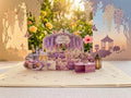 3D Pop-up Hochzeitskarte mit Zahlen, 15 x 20 cm, ausziehbares Notizkarten-Design